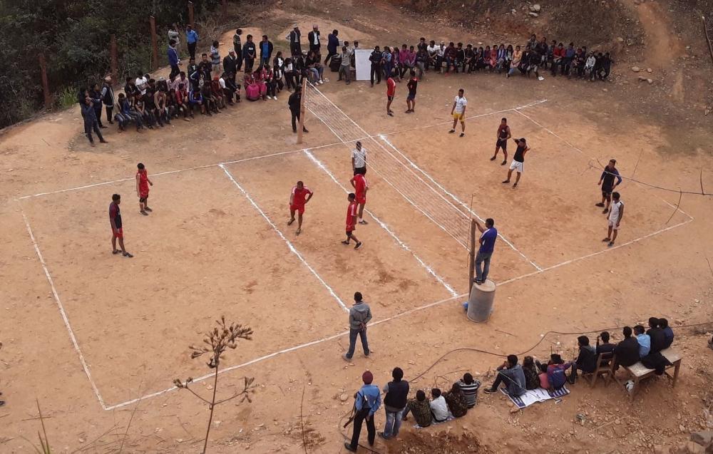 गोठगाउँमा खेलाडी टिमबीच रोमाञ्चक भिडन्त हुँदै