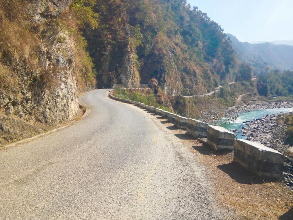 रामेछाप जिल्लामा ६४ कि.मी सडक कालोपत्रे 