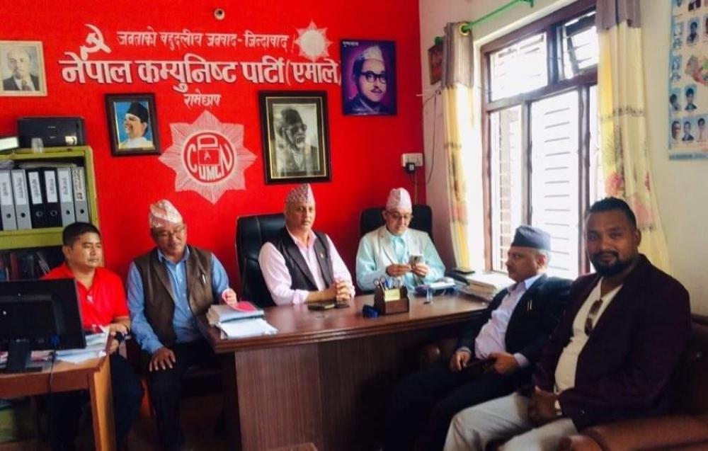 दश बुँदेको आधारमा अघि बढ्ने रामेछाप एमालेको निर्णय