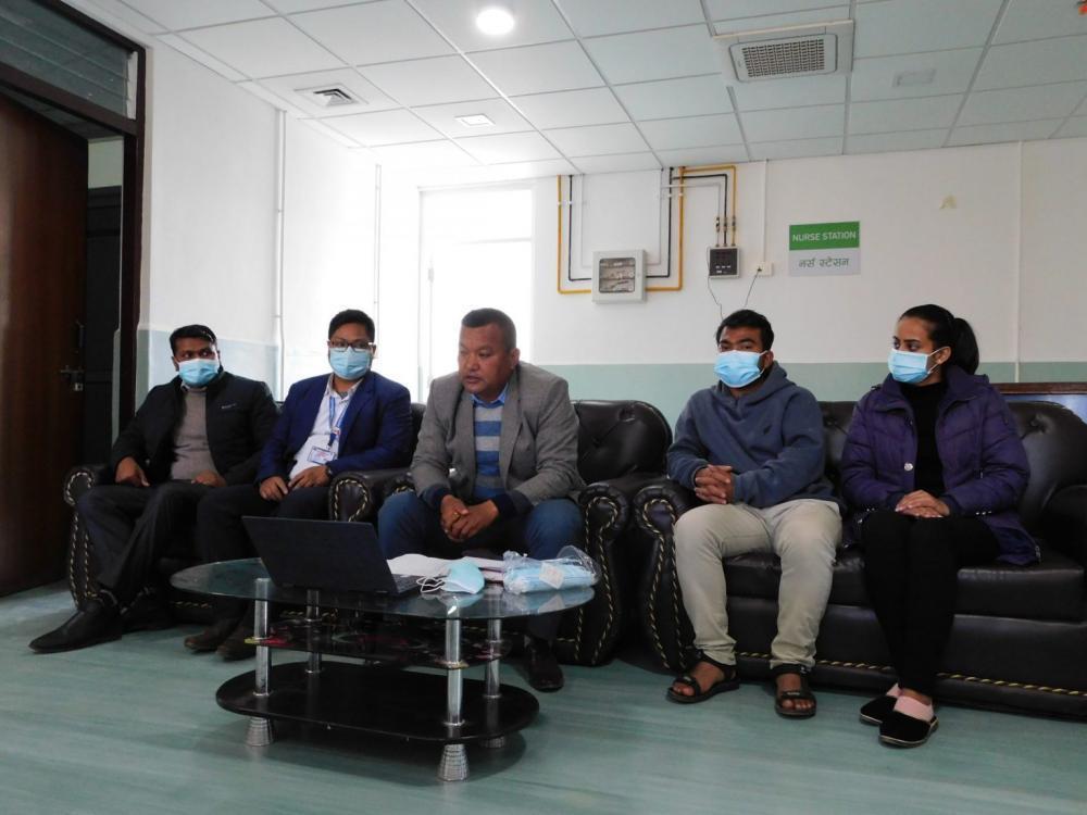 अस्पताल विकास समितिको अध्यक्षबाट पाख्रिनले दिए राजिनामा