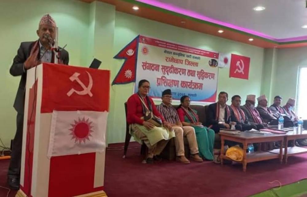  ‘अपवित्र गठबन्धन एमालेविरुद्द लागिरहेको छ’: उपमहासचिव ज्ञवाली