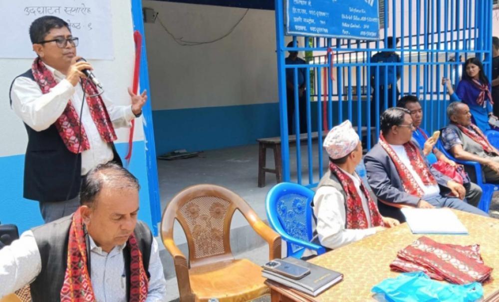 खिम्तीमा नयाँ प्रहरी चाैकी भवन निर्माण सम्पन्न ,